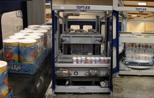 3 Benefits of Palletizers With Concurrent Stretch Wrapping 